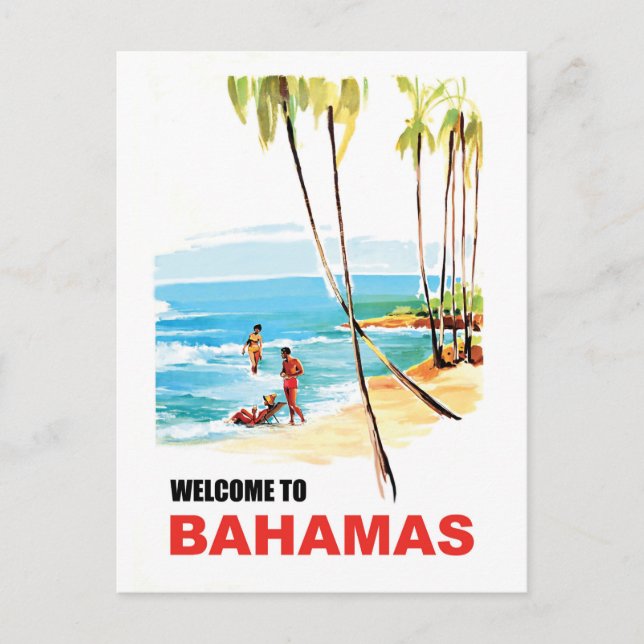 Cartão Postal Bahamas (Frente)