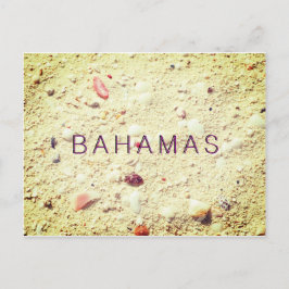 Cartão Postal Bahamas texturizadas de areia