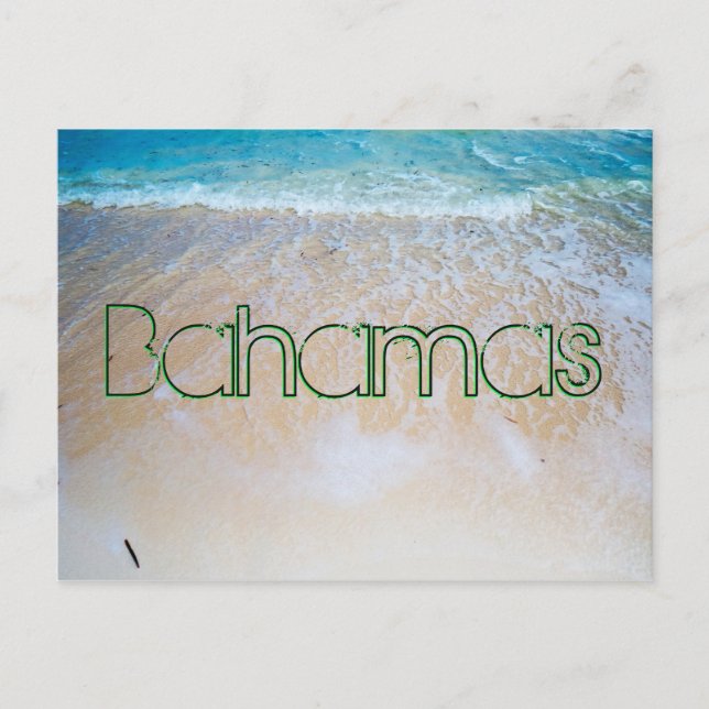 Cartão Postal Bahamas Viagem (Frente)