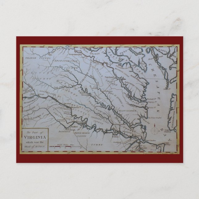 Cartão Postal Baía de Chesapeake (Frente)