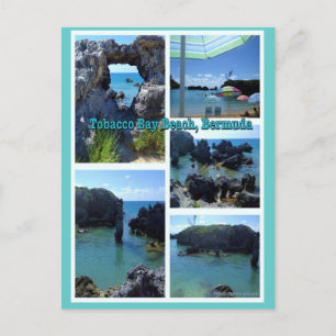 Cartão Postal Baía de Cigarro Praia, Bermudas