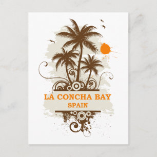 Cartão Postal Baía de espanha La Concha