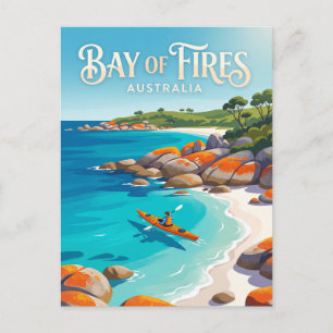 Cartão Postal Baía de Fires Austrália