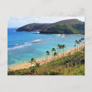 Cartão Postal Baía de Hanauma, Honolulu, Oahu, Vista do Havaí