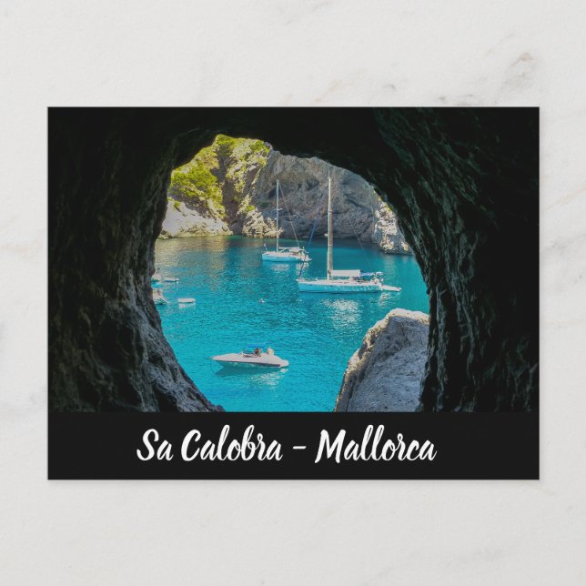 Cartão Postal Baía de Mallorca Sa Calobra (Frente)