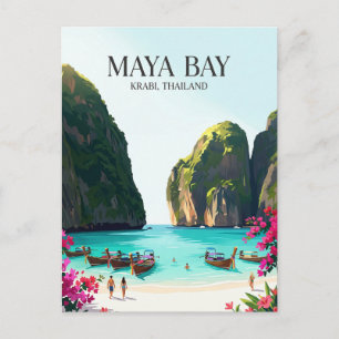 Cartão Postal Baía de Maya Tailândia