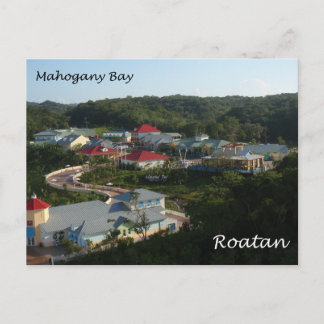 Cartão Postal Baía de mogno, Roatan