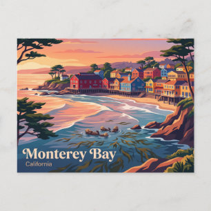 Cartão Postal Baía de Monterey Califórnia