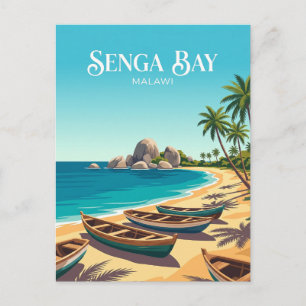 Cartão Postal Baía de Senga Malawi