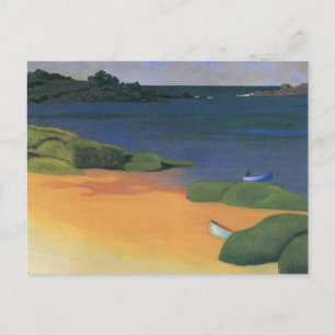 Cartão Postal Baía de Tregastel por Felix Vallotton, Bela Arte
