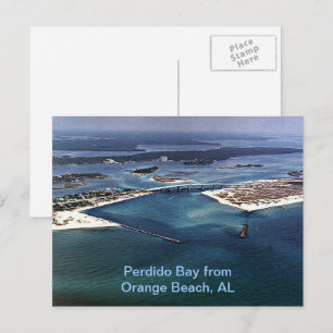 Cartão Postal Baía Perdido de Orange Beach, AL
