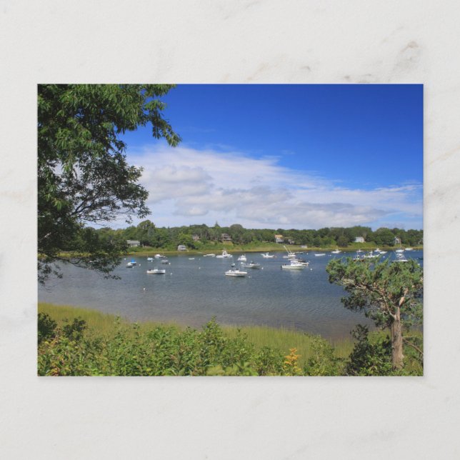 Cartão Postal Baía Prazer Orleans Cabo Cod (Frente)