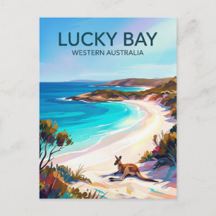 Cartão Postal Baía Sortuda Austrália