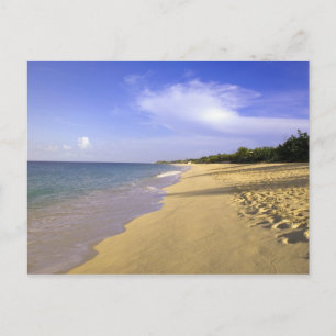 Cartão Postal Baie Longue Long Bay beach, St. Martin,