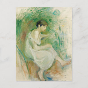 Cartão Postal Baigneuse en Chemise Berthe Morisot