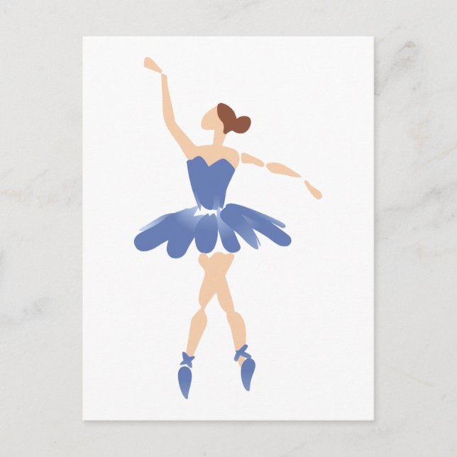 Cartão Postal Bailarina (Frente)