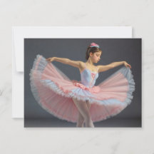 Bailarina desplegando su tutu 