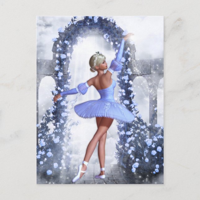 Cartão Postal Bailarina do Ballet Celestial (Frente)