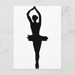 Cartão Postal Bailarino de Ballet