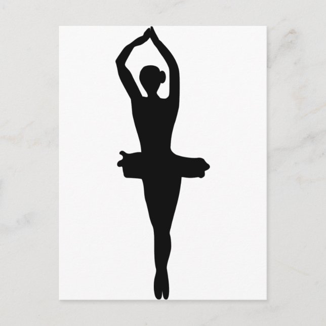 Cartão Postal Bailarino de Ballet (Frente)