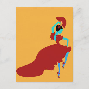 Cartão Postal Bailarino de Flamenco