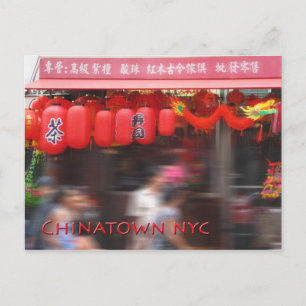 Cartão Postal Bairro Chinês Nova York
