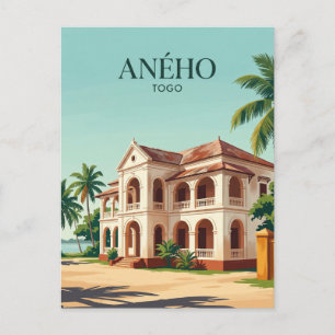 Cartão Postal Bairro Colonial de Aného Togo