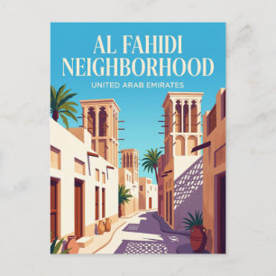 Cartão Postal Bairro Histórico de Al Fahidi