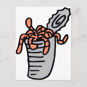 Cartão Postal Bait em lata