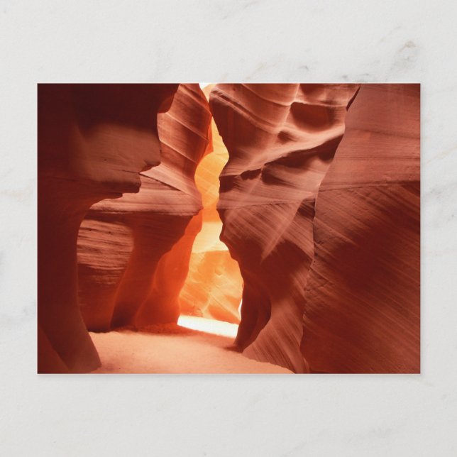 Cartão Postal Baixo Antelope Canyon - beleza incrível (Frente)