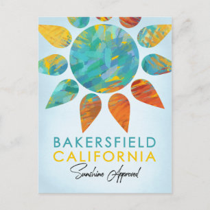 Cartão Postal Bakersfield California Sunshine Viagem