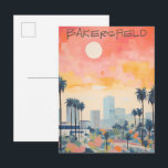 Cartão Postal Bakersfield California Travel City Aesthetic<br><div class="desc">Bakersfield California Travel City Aesthetic</div>
