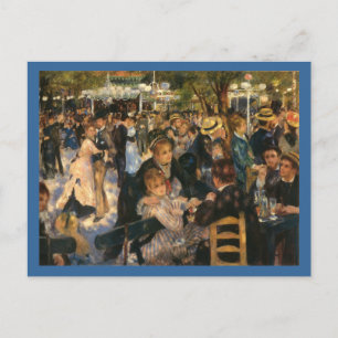 Cartão Postal Bal du de la Galette, de Renoir (1876)