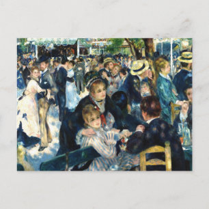 Cartão Postal Bal Du Moulin De La Galette Pierre Auguste Renoir