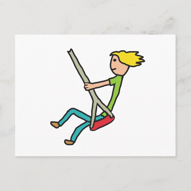 Cartão Postal Balançando no Swing (Frente)