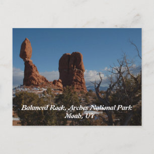 Cartão Postal Balanced Rock, Moab UT