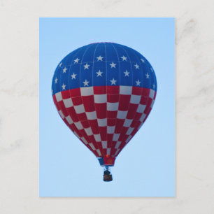 Cartão Postal Balão 6822 Estrelas e Stripes