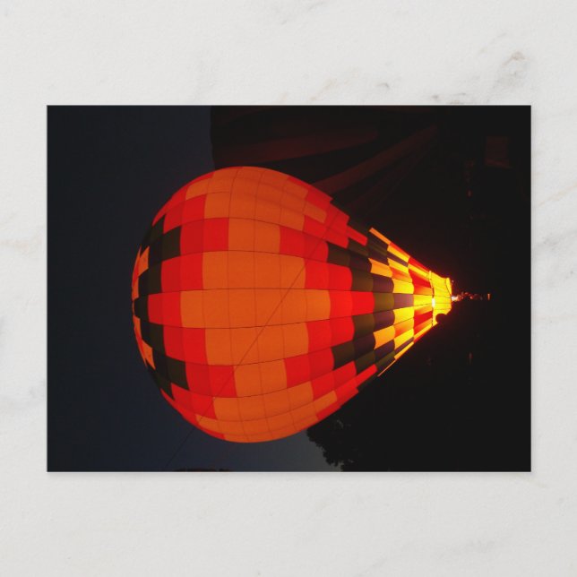 Cartão Postal Balão de Ar Quente (Frente)