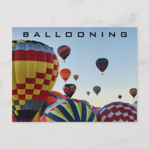 Cartão Postal Balão de ar quente - Balonagem