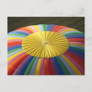 Cartão Postal Balão de ar quente, perto de Metven, Canterbury 2