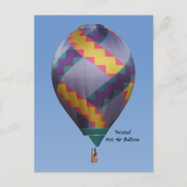 Cartão Postal Balão de ar quente torrado
