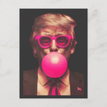 Balão de Goma Trump Cor-de-Rosa Engraçado e Legal