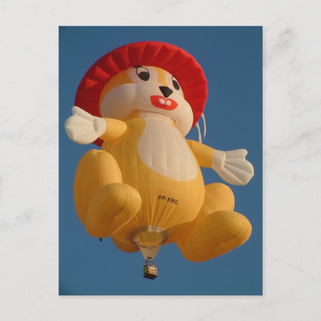 Cartão Postal Balão Fiesta (Frente)