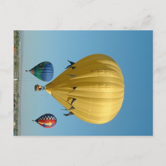 Cartão Postal Balão fiesta (Frente)