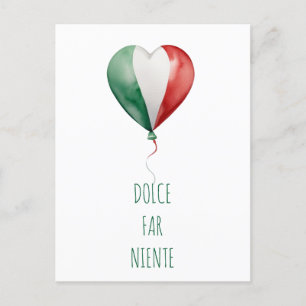 Cartão Postal Balão Italiano Dolce Far Niente