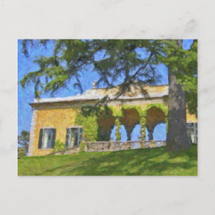 Cartão Postal Balbianello Balaustre em Como, cartão-postal