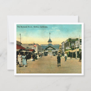 Cartão Postal Balboa, CA de Newport Beach, 1910
