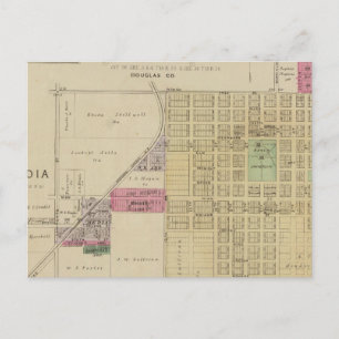 Cartão Postal Baldwin City, Condado de Douglas, Kansas