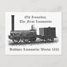 Cartão Postal Baldwin Locomotive Works, Old Ironsides 1832