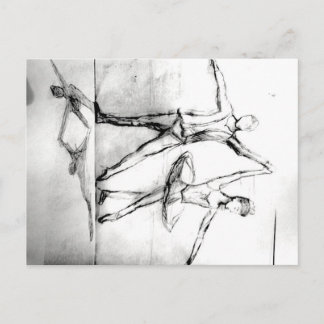 Cartão Postal Balé Dancers